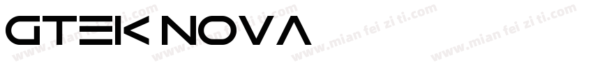 Gtek Nova字体转换